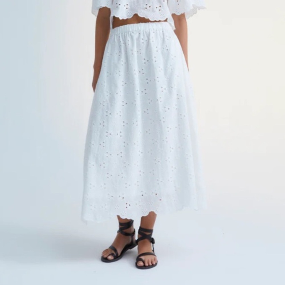 The New Society Abbott Scalloped‎ Skirt
